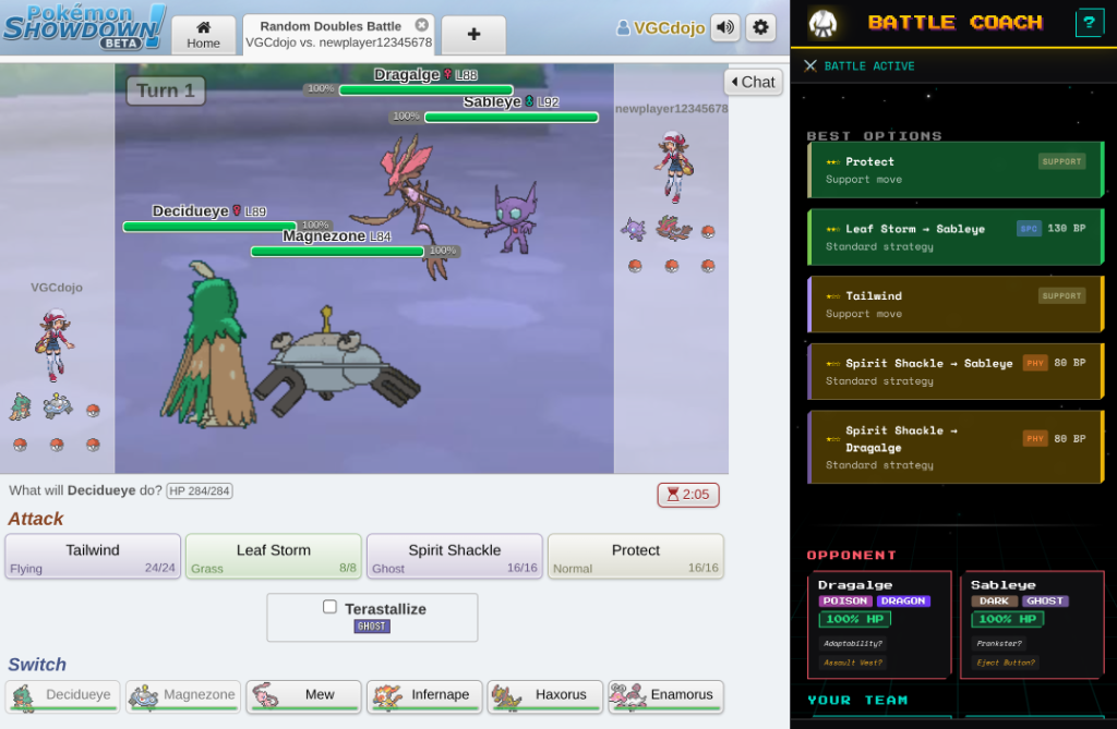 Battle Coach - Best Options